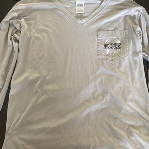 Pink long sleeve top